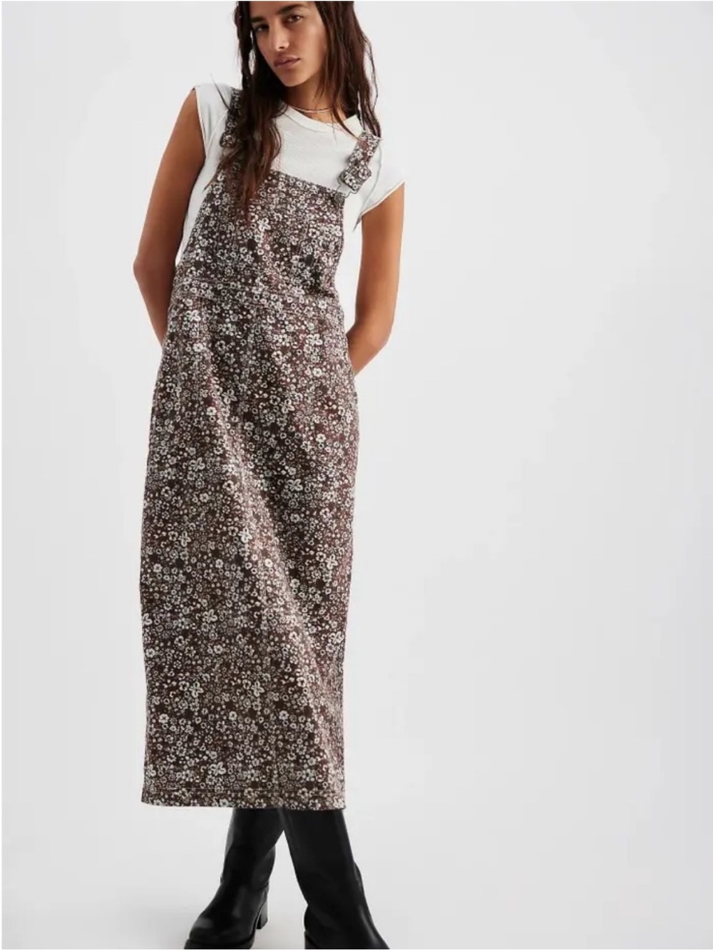 Free People Hanson Apron Dress